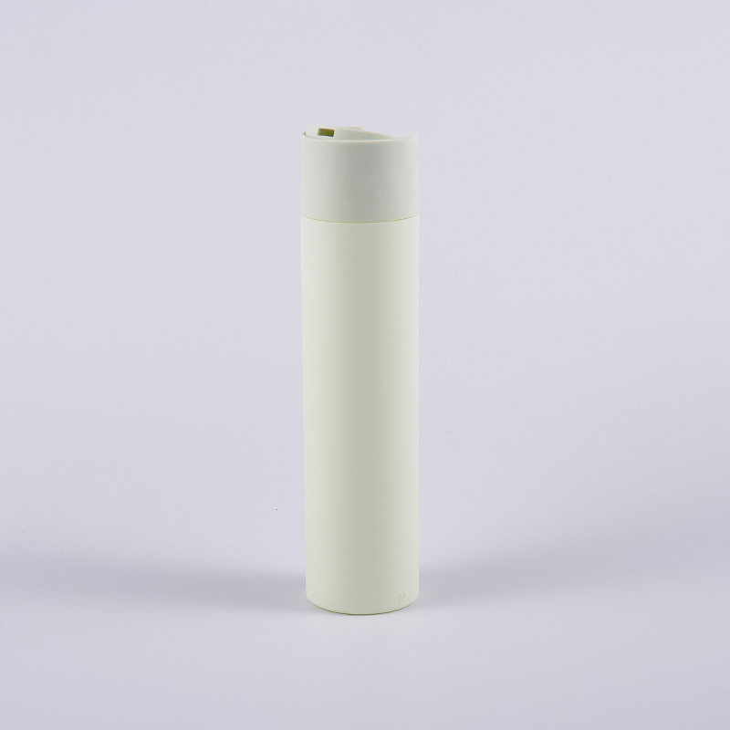 Maramihang Kulay na Soft Touch Round Shape 250ml Cleansing Bottle na May Disk Cap