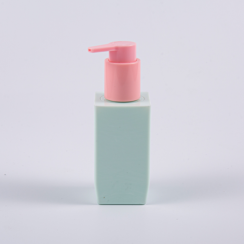 Multiple Color Option Square Shape 50ml PETG Thick Wall Lotion Bottle na May Plastic Pump 
