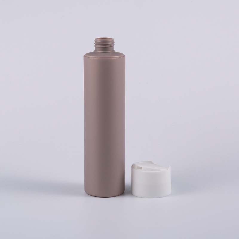 Maramihang Kulay na Soft Touch Round Shape 250ml Cleansing Bottle na May Disk Cap