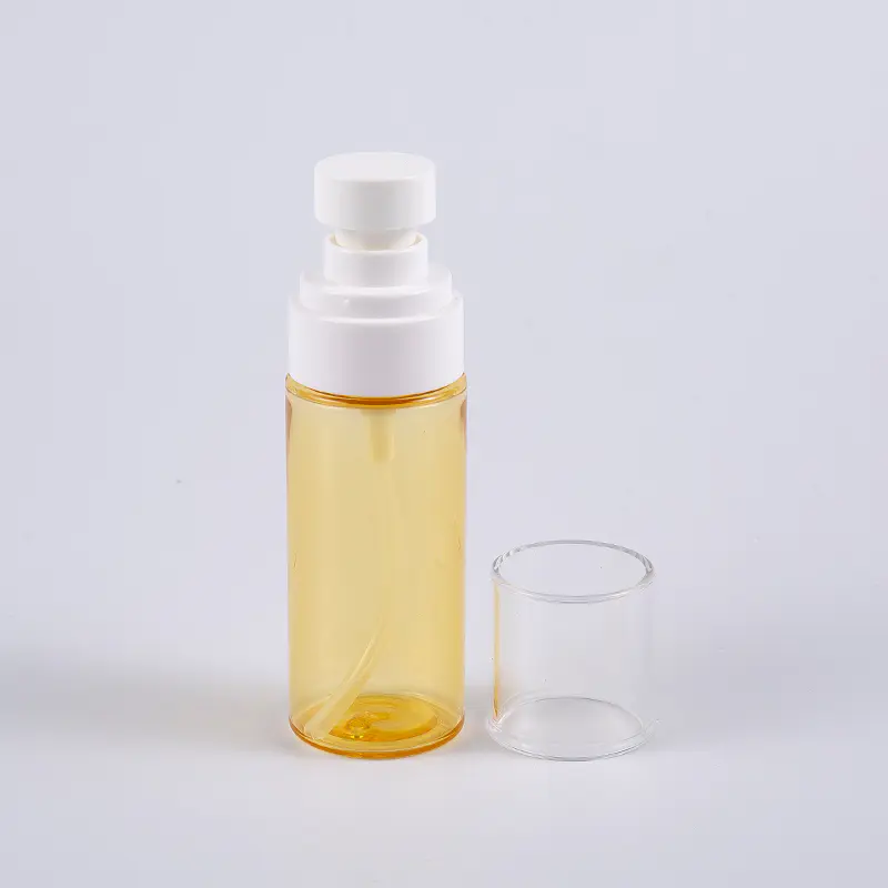 Semi-Transparent na Color Round Shape 50ml PETG Thick Wall Lotion Bottle na May Plastic Sprayer Pump Semi-Transparent na Color Round Shape 50ml PETG Thick Wall Lotion Bottle na May Plastic Sprayer Pump
