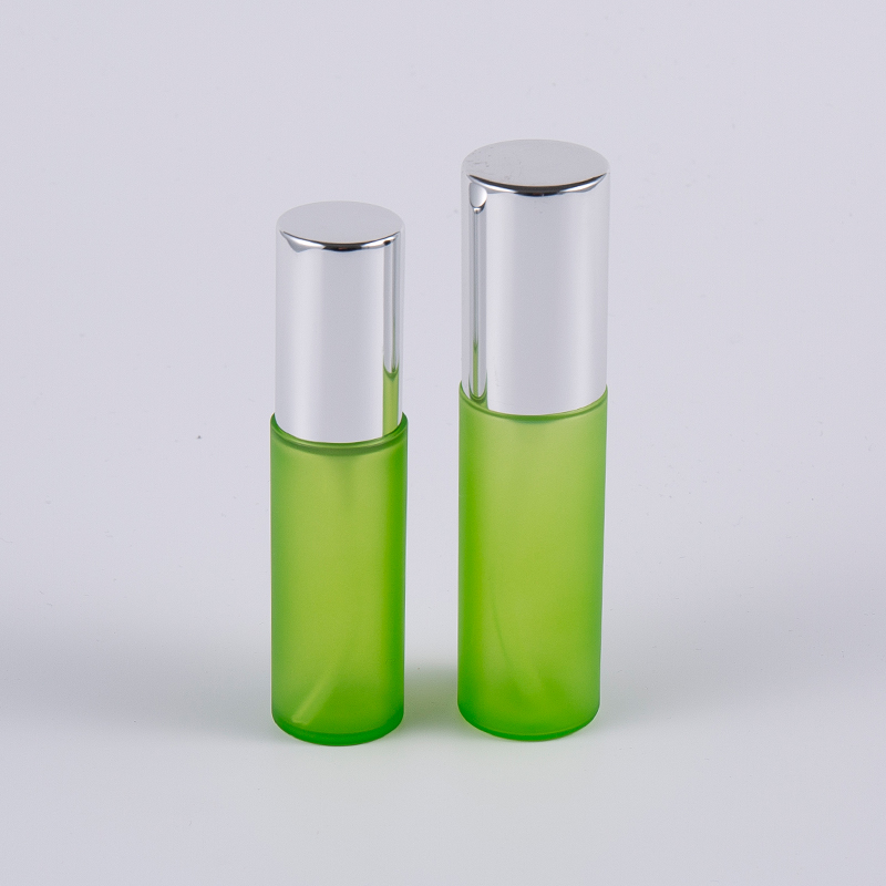 Green frost 20ml 30ml PET PETG round thick wall lotion bottle na may pump