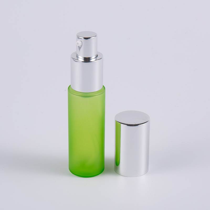 Green frost 20ml 30ml PET PETG round thick wall lotion bottle na may pump