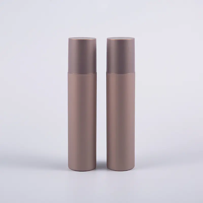 Maramihang Kulay na Soft Touch Round Shape 250ml Cleansing Bottle na May Plastic Pump 
