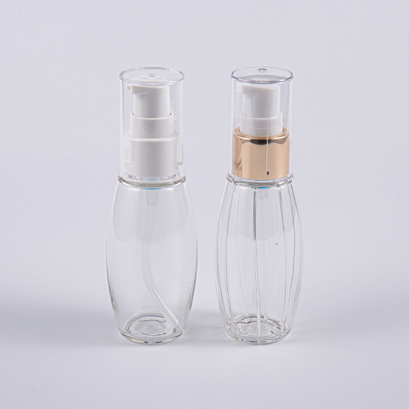 Gumamit ng 50ml PETG Ball Shape Bottle na May Pump sa Paglalakbay