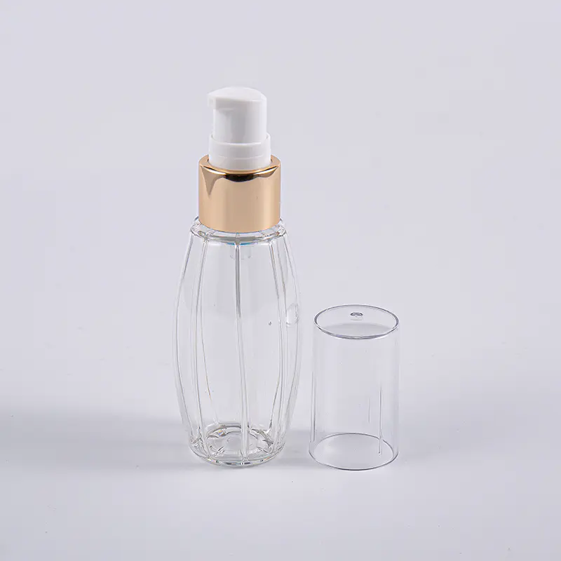 Gumamit ng 50ml PETG Ball Shape Bottle na May Pump sa Paglalakbay