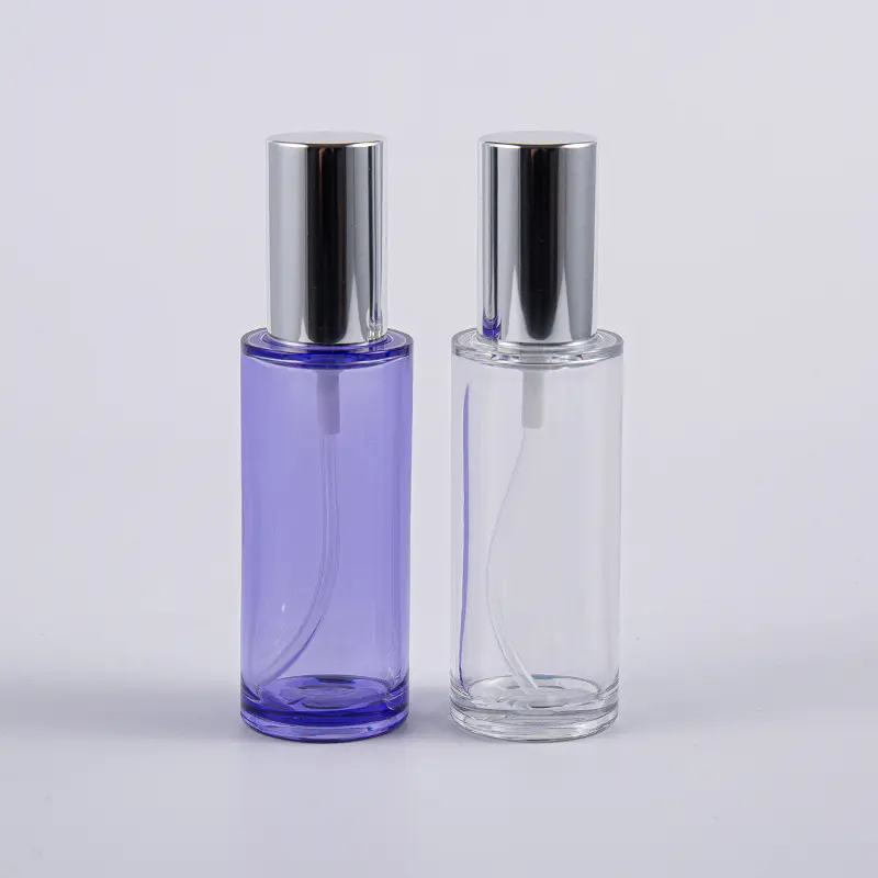 De-kalidad na 35ml Round Lotion Bottle na May Aluminum Pump na Paggamit sa Paglalakbay
