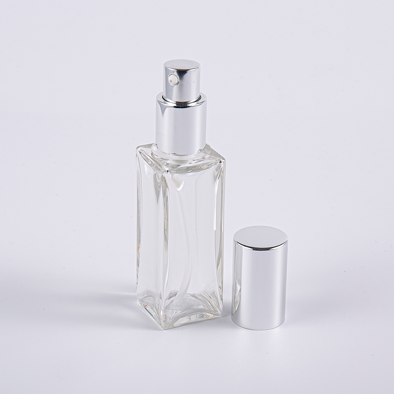 Gumamit ng Facial Moisturizers sa Paglalakbay 30ml PETG Square Lotion Bottle 
