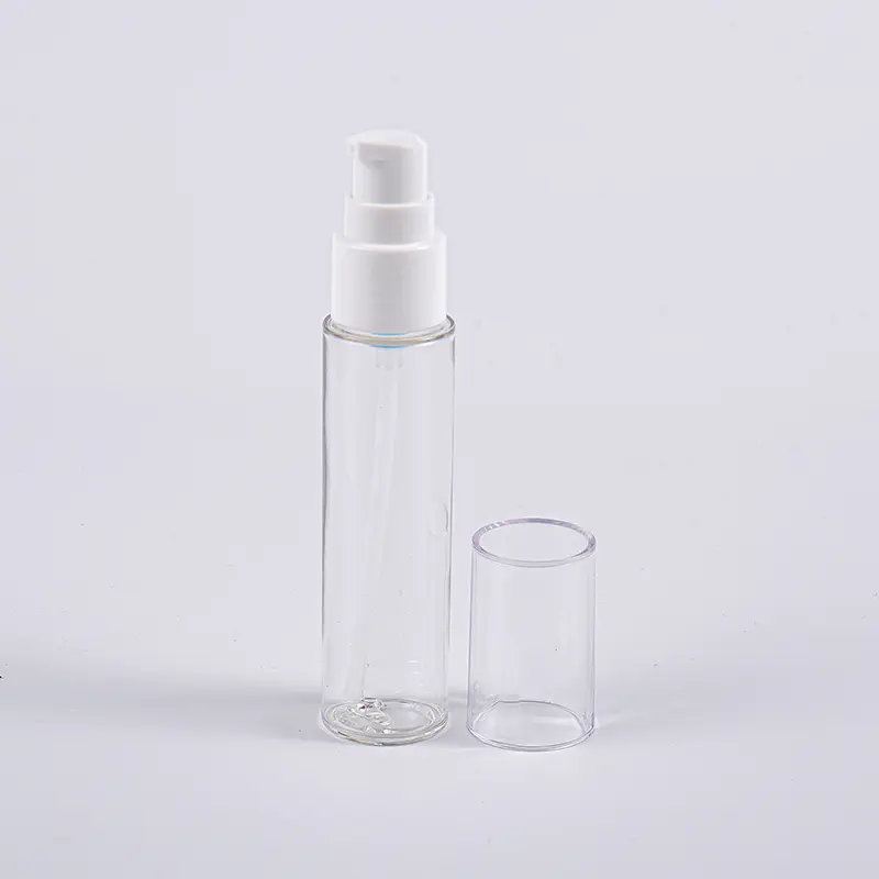 Gumamit ng 20ml 30ml 40ml Slim PETG Lotion na Bote na May Pump sa Paglalakbay Gumamit ng 20ml 30ml 40ml Slim PETG Lotion na Bote na May Pump sa Paglalakbay