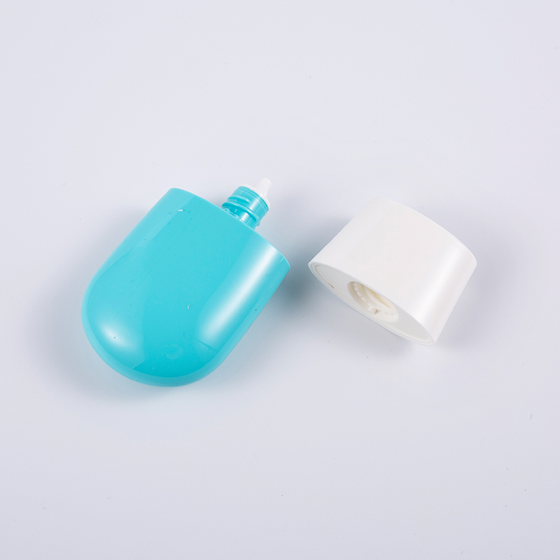 Eco-Friendly Travel Essential 30ml at 50ml Premium Blue PE Sunscreen Bottle
