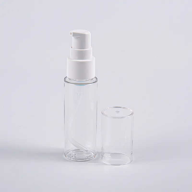 Iba't-ibang Kulay Bilog na Hugis 30ml PETG Lotion Bottle na May Pump Travelling Use Iba't-ibang Kulay Bilog na Hugis 30ml PETG Lotion Bottle na May Pump Travelling Use
