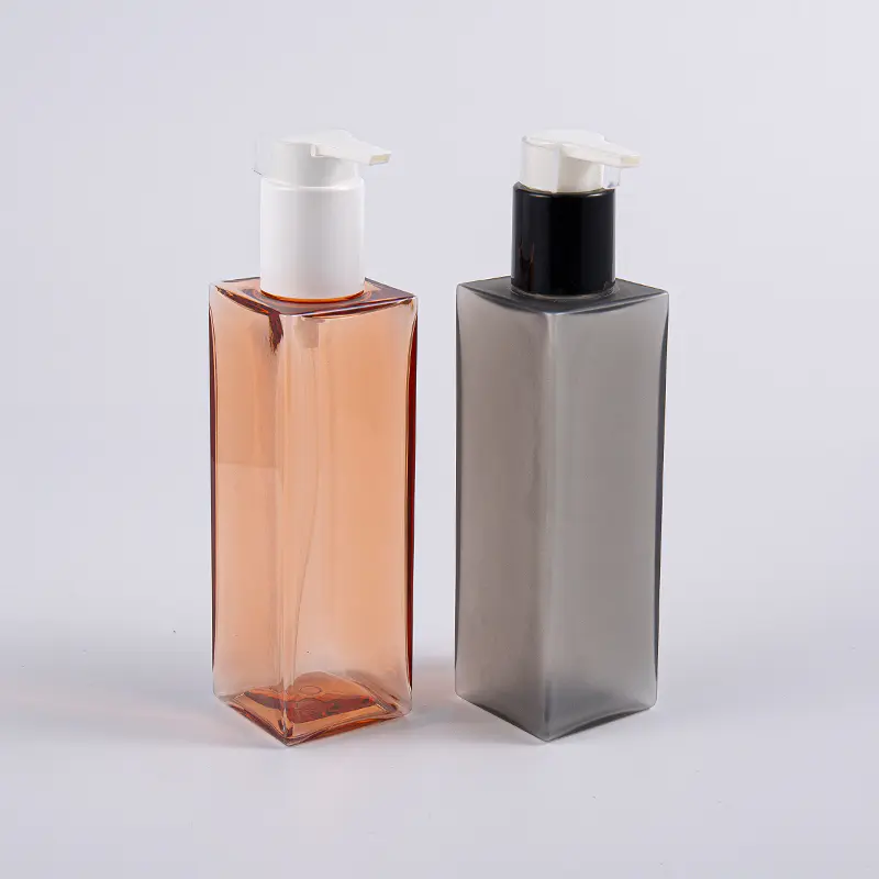 Personal na Pangangalaga 150ml Square Shape PETG Lotion Pump Bottle