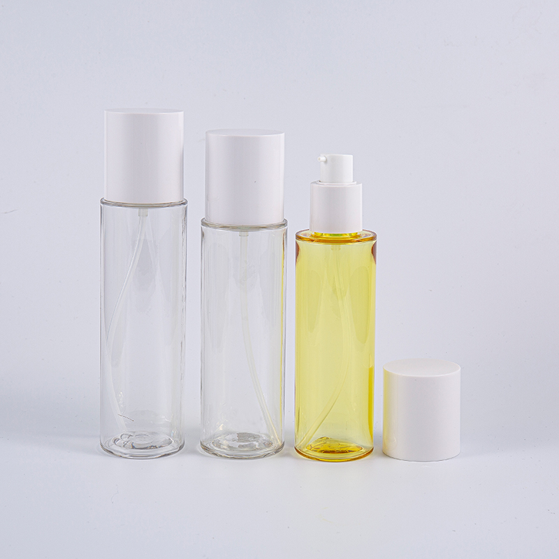 Personal na Pangangalaga 130ml 170ml 200ml Round Shape Petg Lotion Pump Bottle