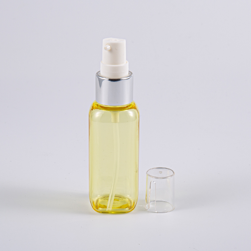 Gumamit ng 50ml Petg Square Shape Bottle na May Pump sa Paglalakbay Gumamit ng 50ml Petg Square Shape Bottle na May Pump sa Paglalakbay