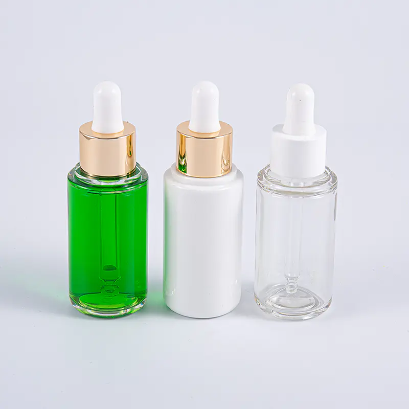 De-kalidad na 35ml Round Lotion Bottle na May Aluminum Pump na Paggamit sa Paglalakbay