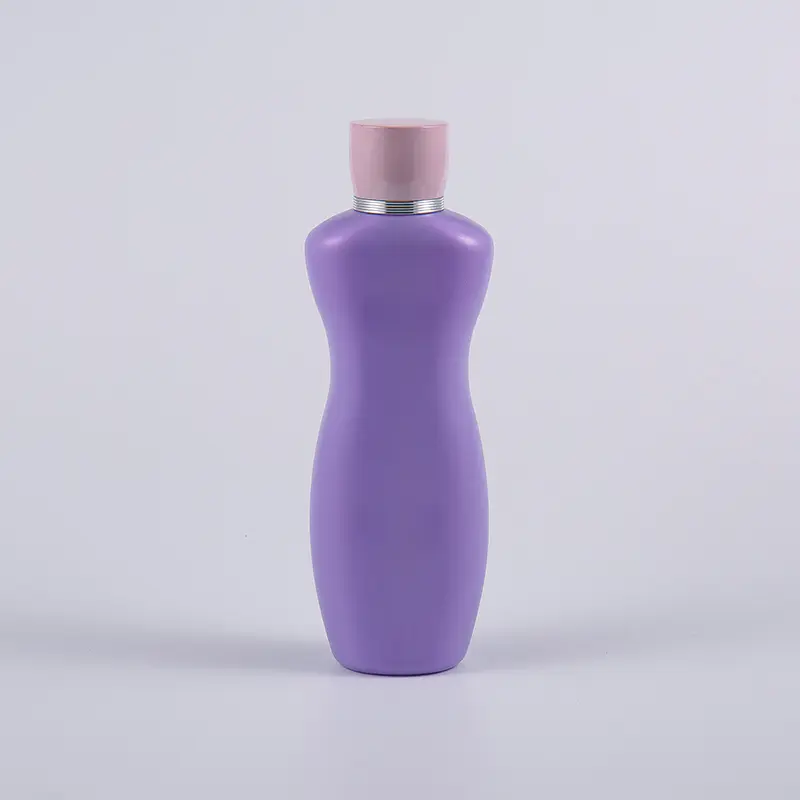 Pink Purple Color Ergonomic Shape 200ml PE Body Lotion Bath Wash Bottle Pink Purple Color Ergonomic Shape 200ml PE Body Lotion Bath Wash Bottle